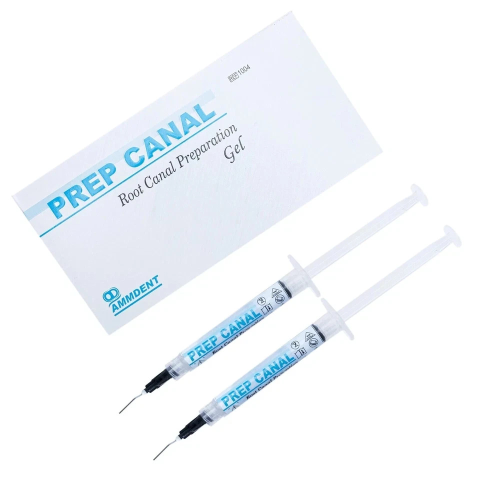 Ammdent Prep Canal EDTA Gel For Root Canal Preparation 2 x 3.5g Dental Free Ship