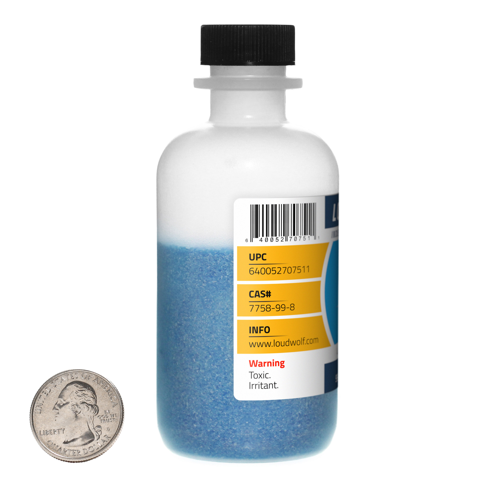 Copper Sulfate / 2 Pounds / 8 Bottles / 99.7% Pure Reagent Grade / Dry Powder