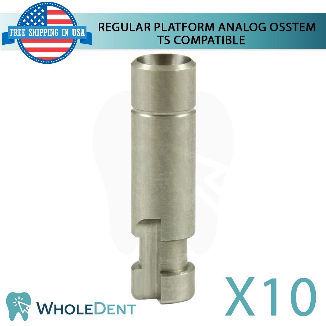 10 Regular Platform Analog Dental Lab 2.5mm Osstem® TS Hiossen® ET Compatible