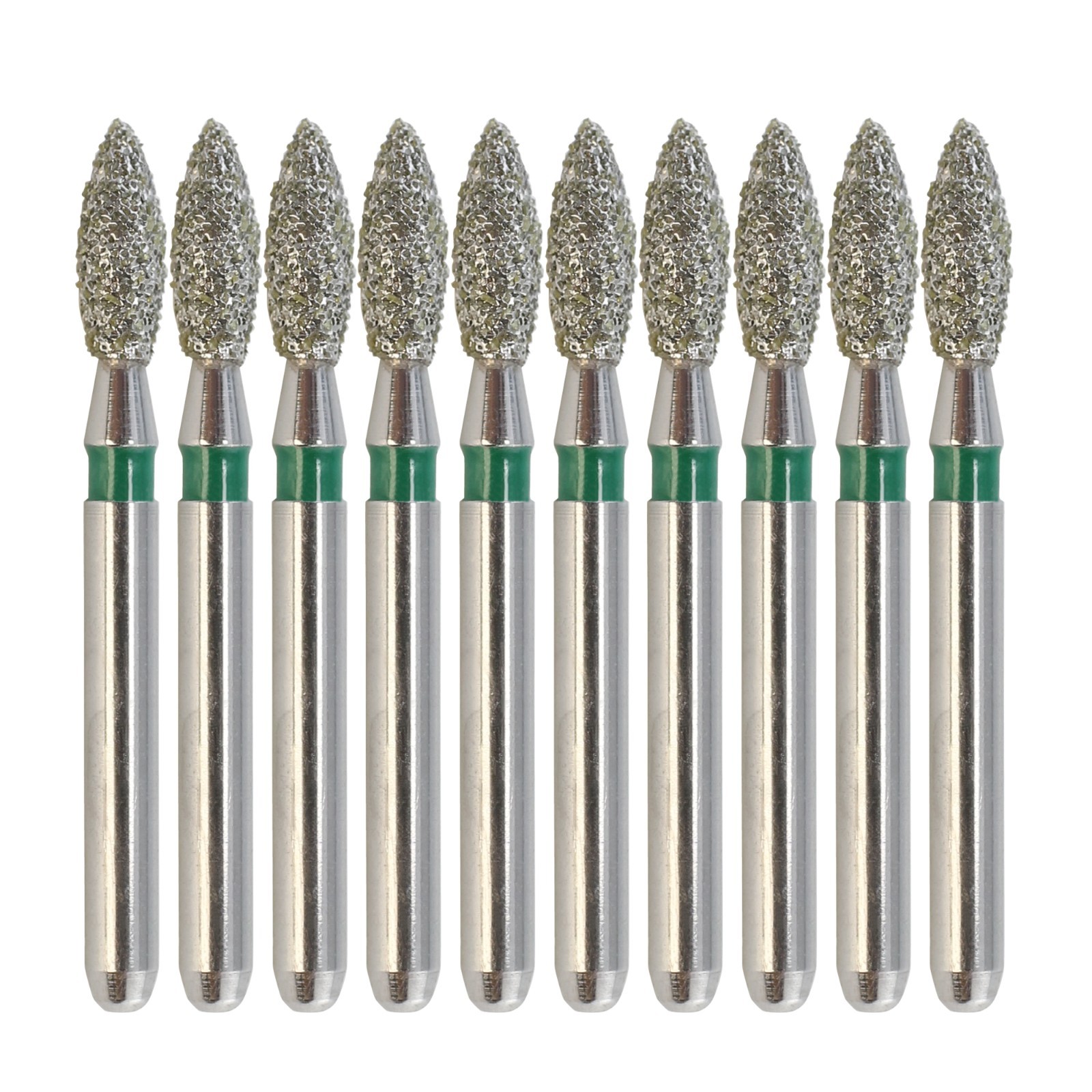 Dental Burs Diamond Egg Football Bur FG 1.6mm High Speed Friction Grip 379 368