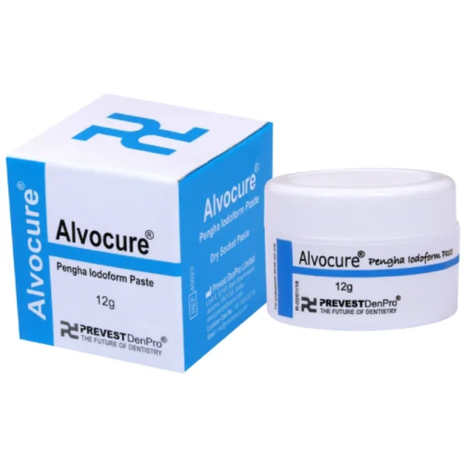 Prevest Denpro Alvocure Dental Dry Socket Paste Alveolitis Dressing Iodoform Jar