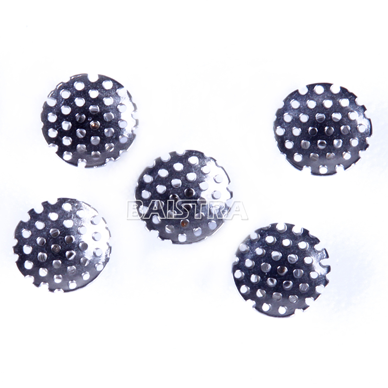 AZDENT Denal Orthodontic TOMY Round Perforated Hollow Lingual Buttons with Holes