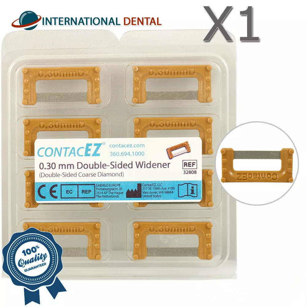 Brown IPR Widener 0.30mm Dental Orthodontic 8 Strips Interproximal Reduction
