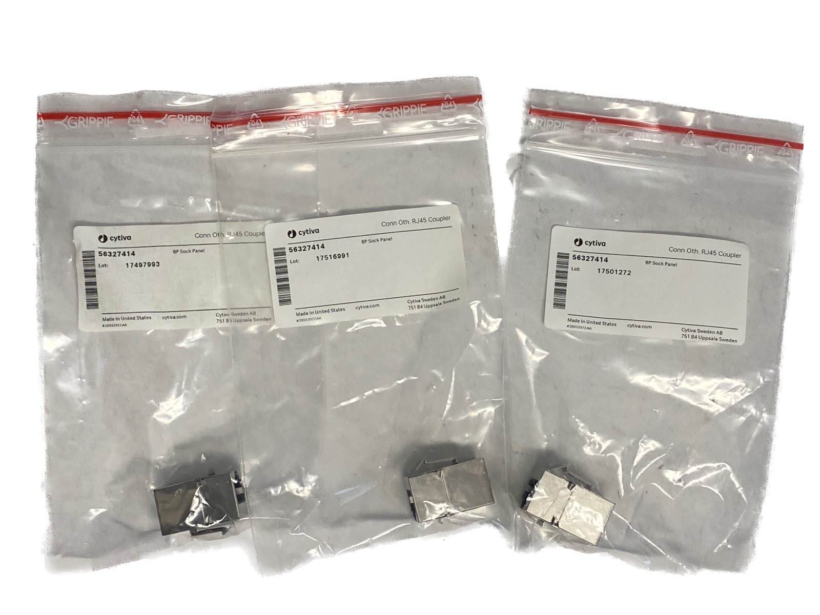 New (Lot of 3) CYTIVA Replacement Part RJ45 Inline Coupler Connector 56327414