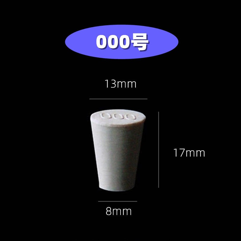 Rubber Bung Stopper Tapered Plugs Laboratory Solid Stoppers Various Sizes Flask