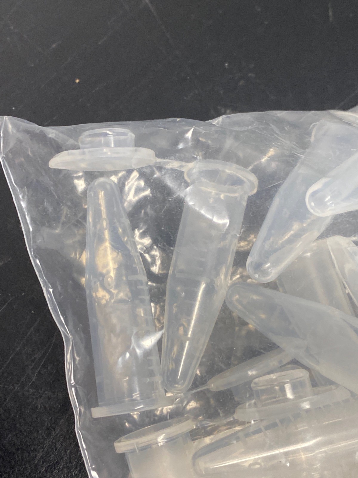 (940) OLYMPUS 1.7mL Clear PP MicroCentrifuge Tubes w/ Wide Snap Caps 24-281