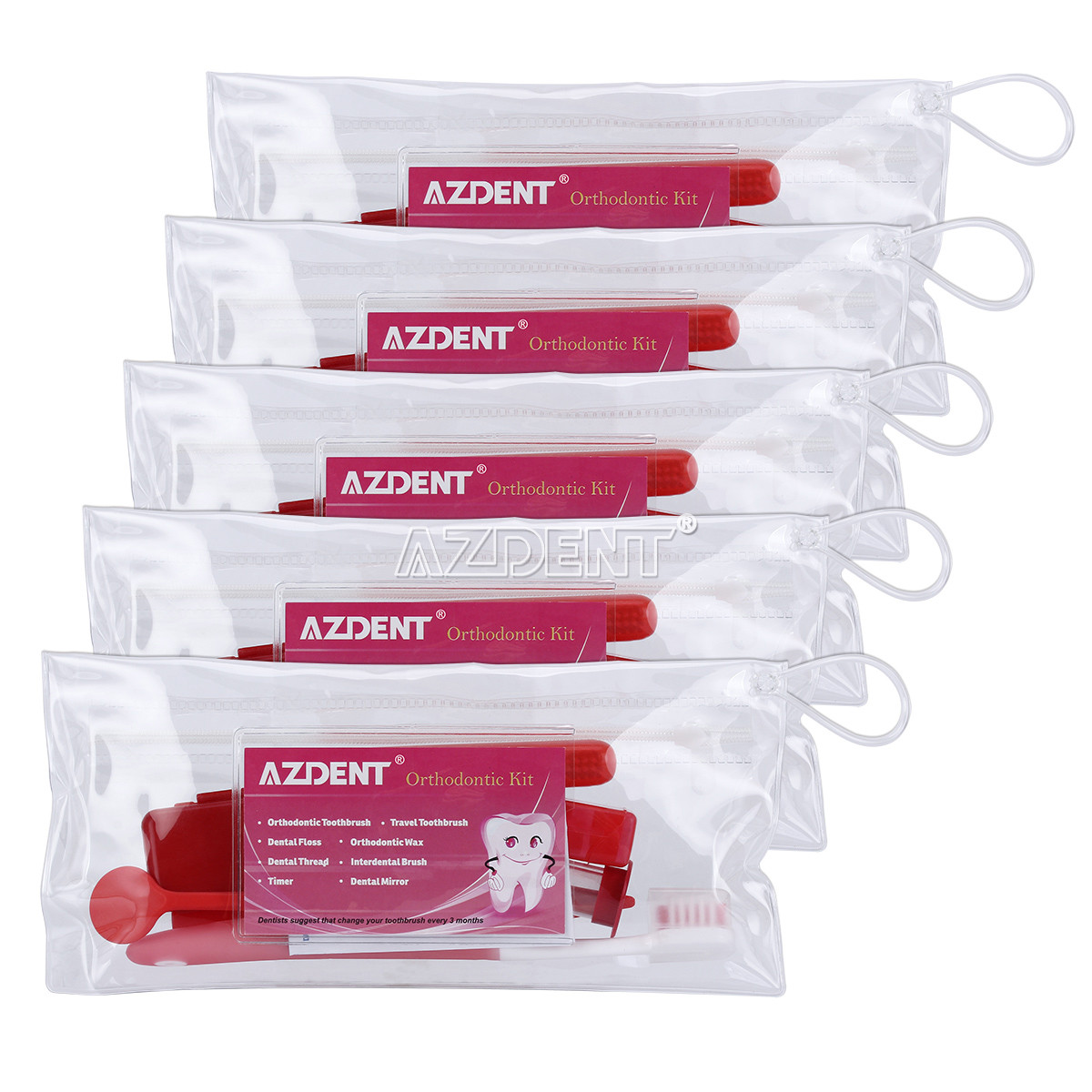 Dental Orthodontic Brush Whitening Floss Interdental Teeth Clean Kit Oral Care