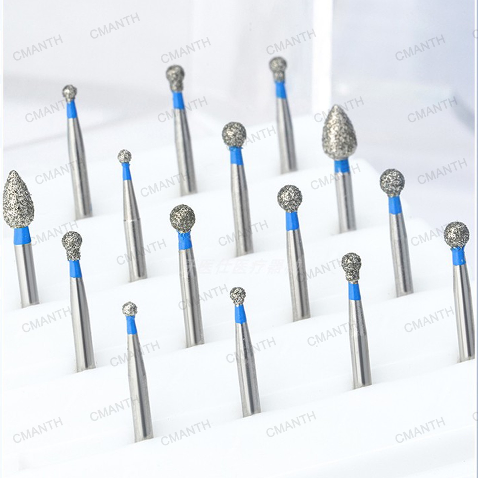 161 Types Dental FG Diamond Burs For High Speed Handpiece Friction Grip 20PCS