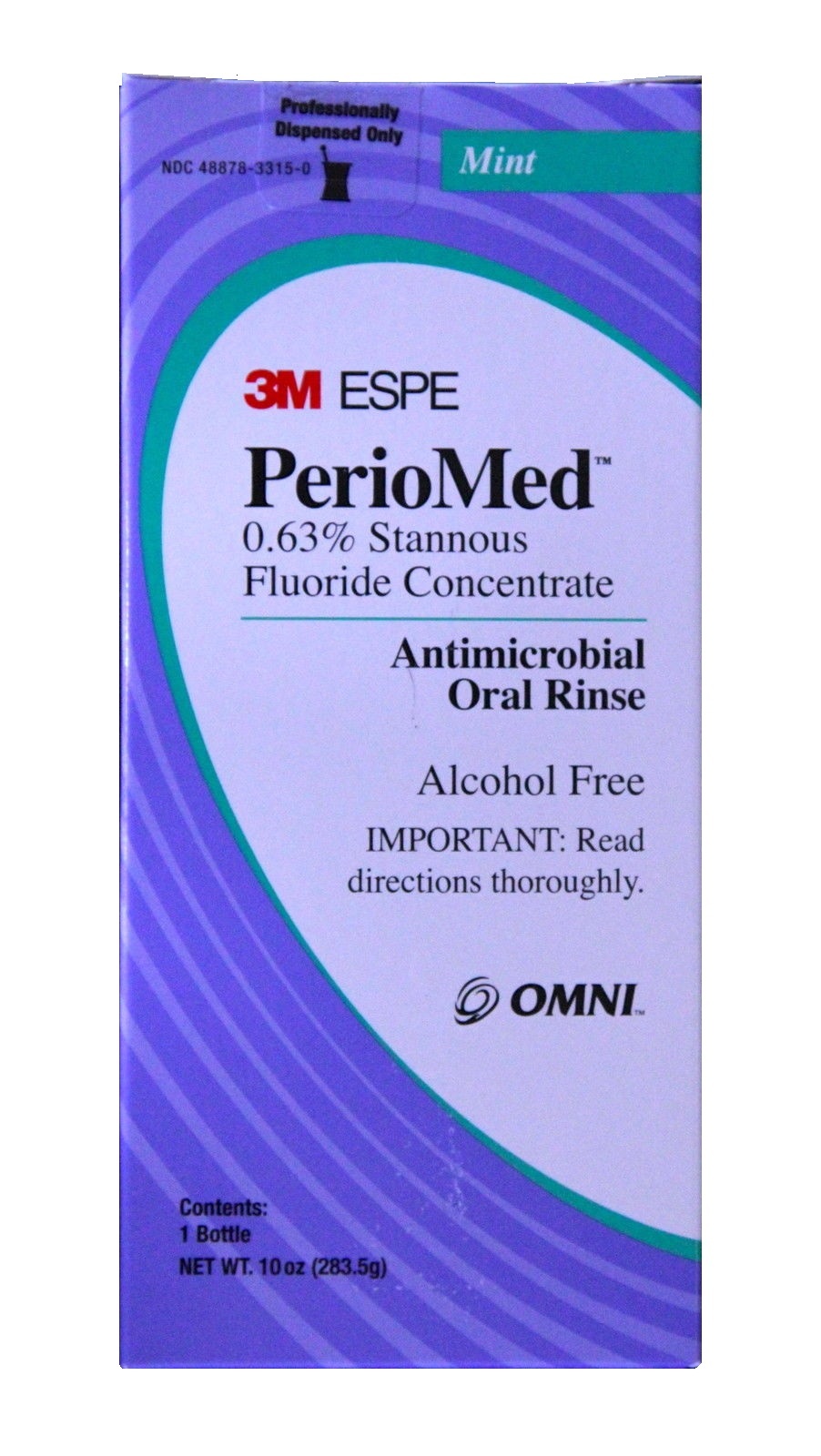 3M ESPE PerioMed 0.63% Fluoride Antimicrobial Oral Rinse Mouthwash – ALL FLAVORS