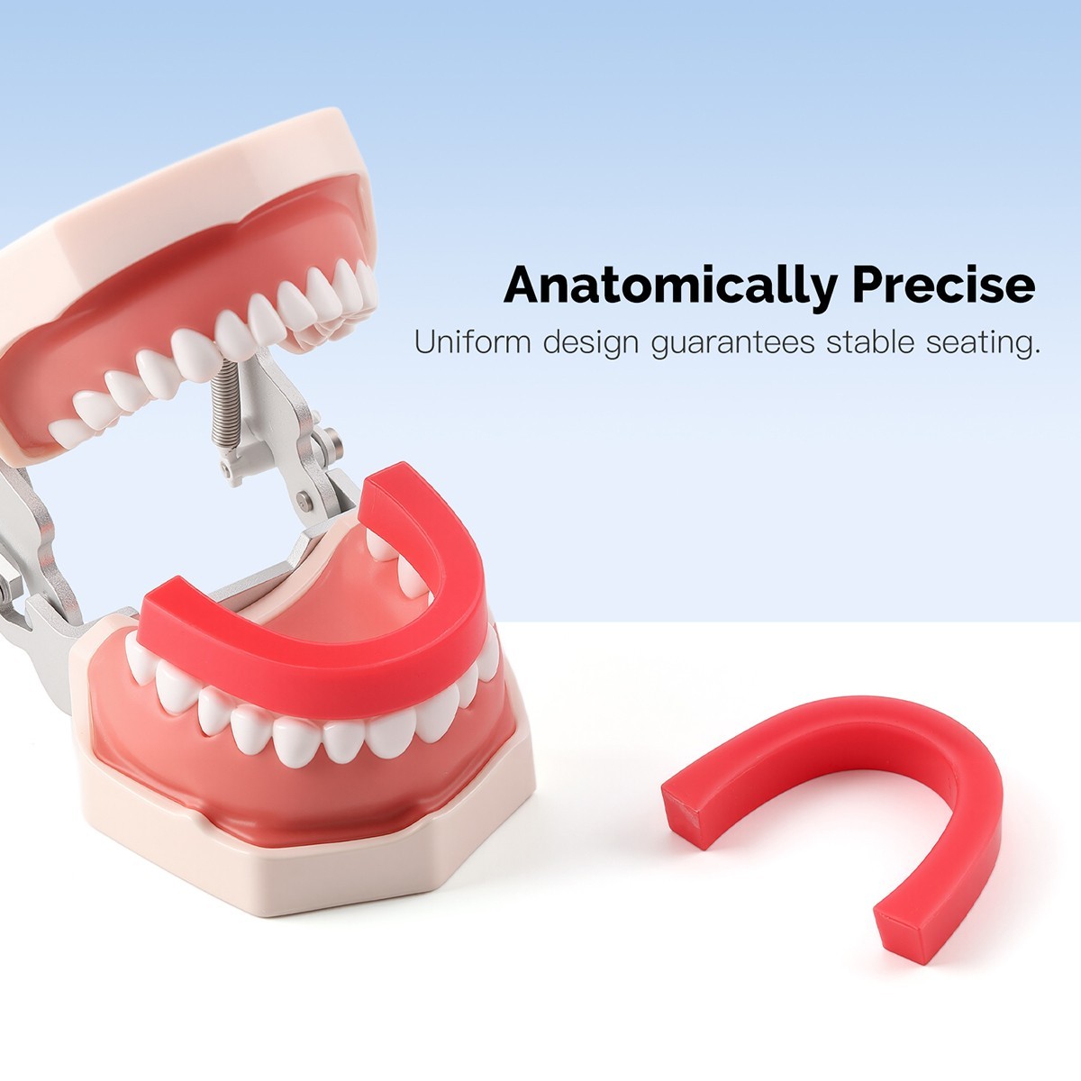 Dental U Shape Wax Rim Model Base Plate Wax Occlusal Casting Bite Block
