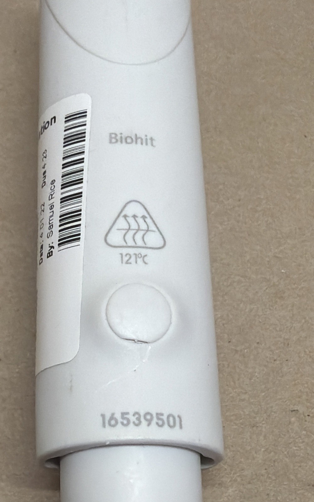 Biohit Sartorius Mechanical Single Channel Pipette 1000 μL