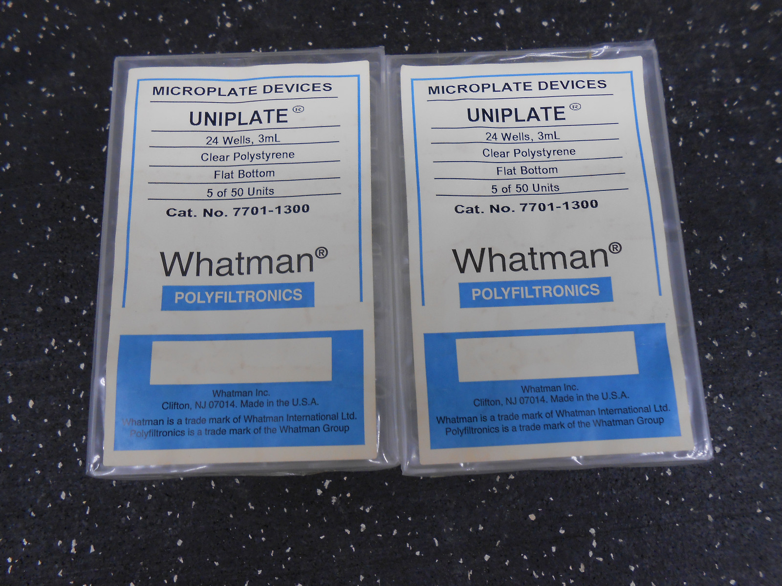 PART CASE OF 35 WHATMAN 7701-1300 MICROPLATE DEVICE UNIPLATE 24 WELLS 3ML