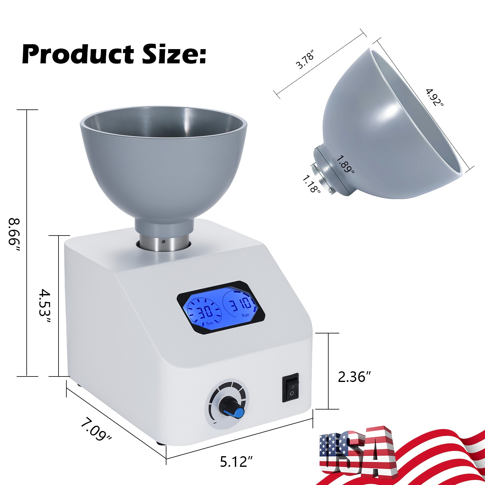 DENTAL LAB IMPRESSION MATERIAL ALGINATE MIXER 110V