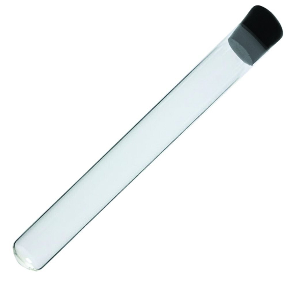 25x200mm Glass Test Tubes Rubber Stoppers, 3.3 Boro, 70ml, KarterSci (Pack of 5)