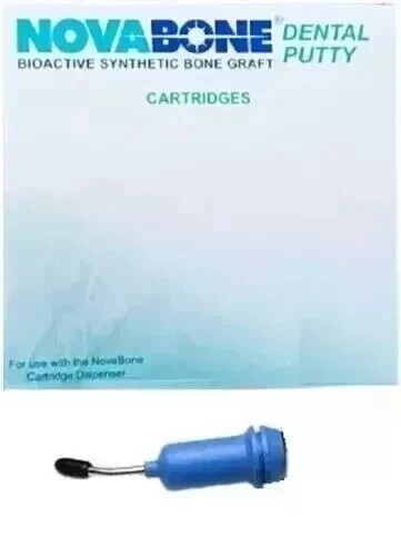 Novabone Putty Bioactive Synthetic bone graft 1 Cartridges .25 cc X 4