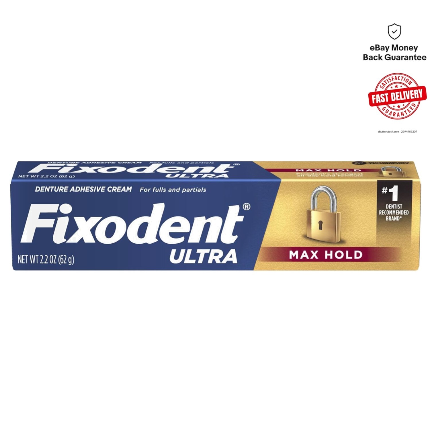 Ultra Max Hold Dental Adhesive, 7 x 2.2 oz Tubes – Safety & Reliability Combined