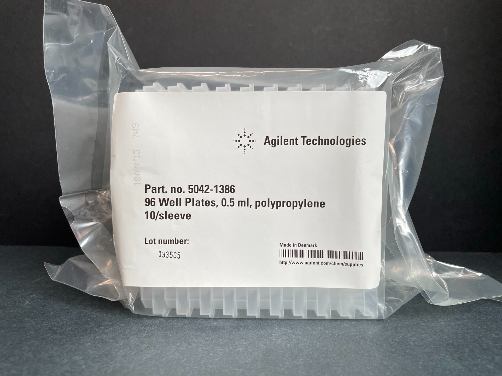 Agilent Technologies Microplate 96 Well 0.5 ml Polypropylene Pack of 10 Plates