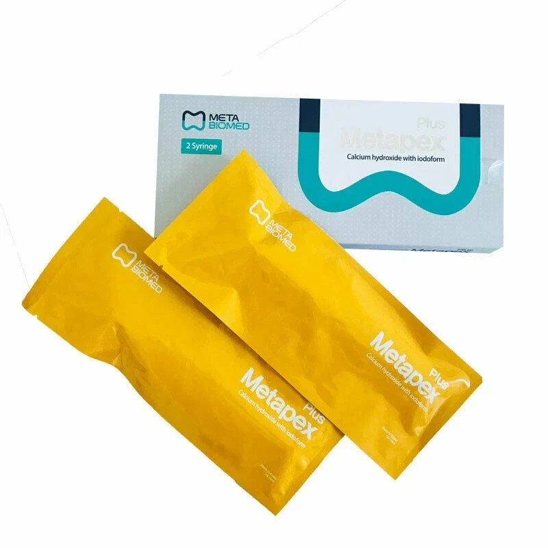 Metapex Plus Calcium Hydroxide & Iodoform Endodontic Root Canal Filling 2 Pcs