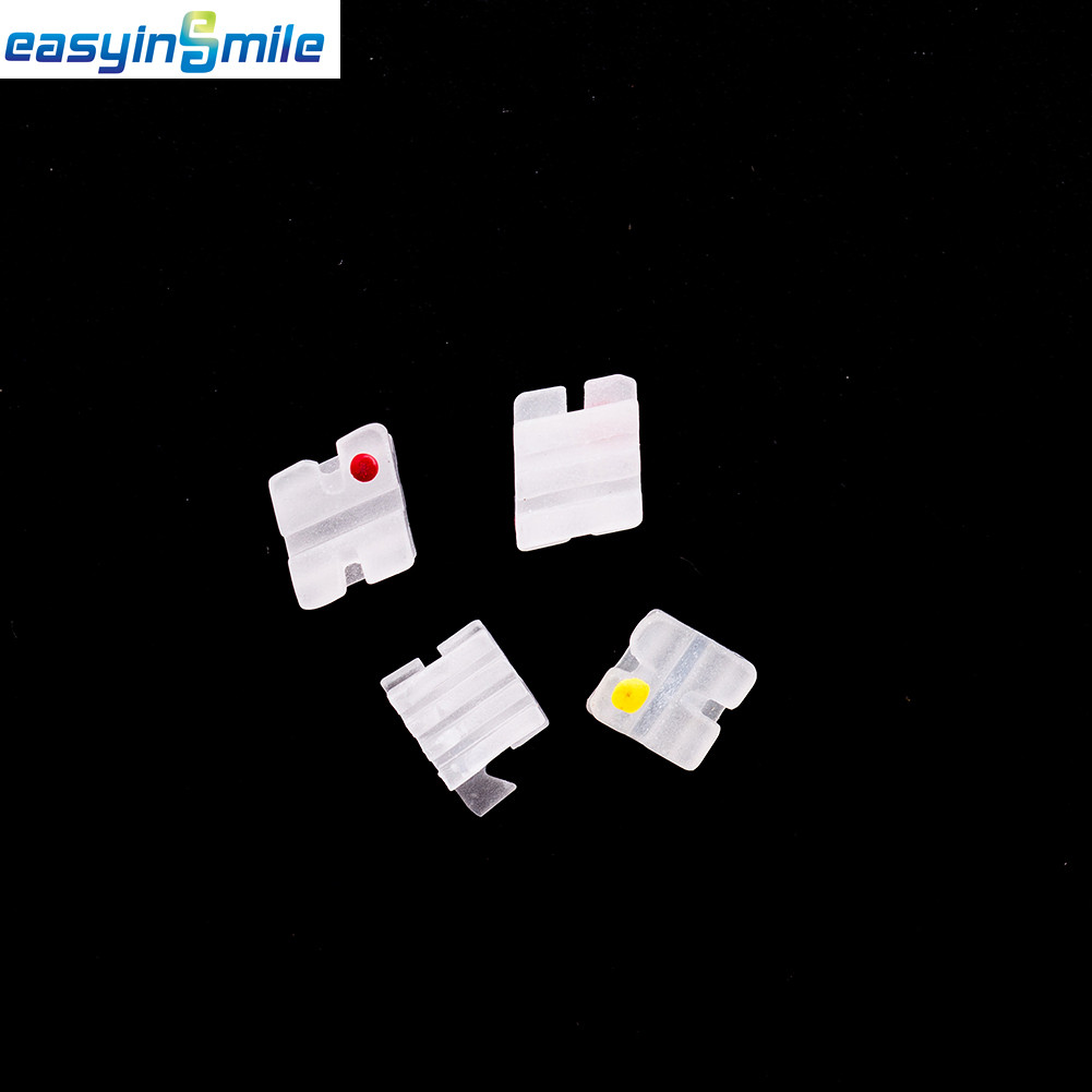 Easyinsmile Dental Ceramic Orthodontic Brackets Clear Roth/MBT 022 20pcs/kit