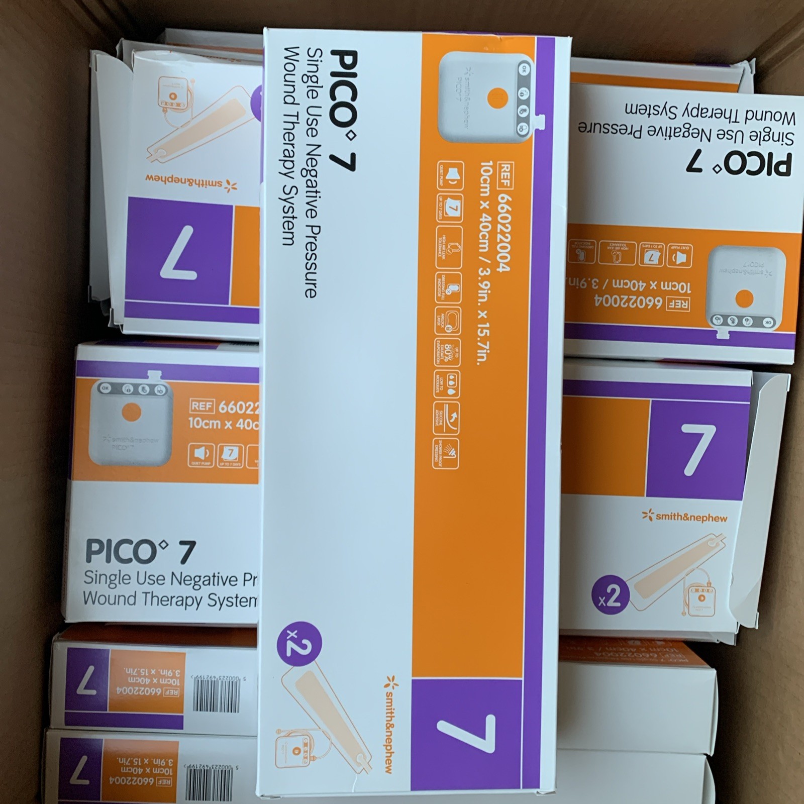 Smith & Nephew Pico 7 Wound Therapy 3.9″ x 15.7″ System 66022004 NEW SEALED