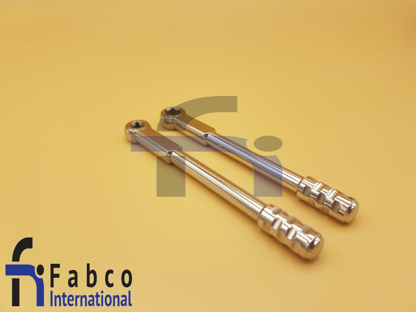 2 Pcs Dental Ratchet Wrench 4.00 mm 6.35mm Square Driver Dental