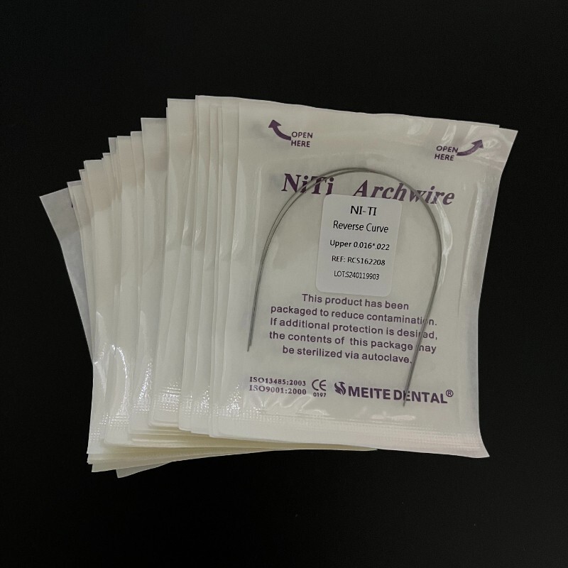 30Pack Dental Orthodontic Reverse Curve Arch Wire Niti Super Elastic Rectangular