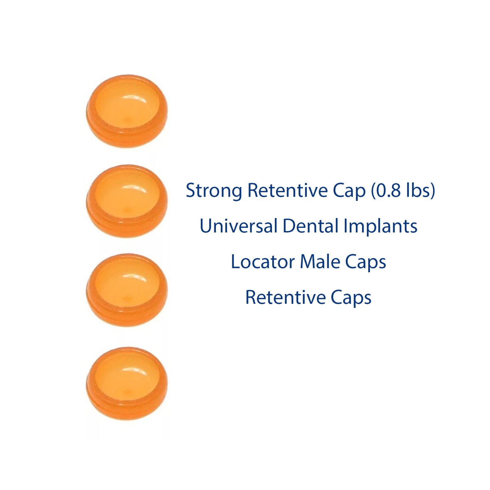 US Overdenture Locator Tapered Abutment for Hiossen Nobel Zimmer Retention Caps
