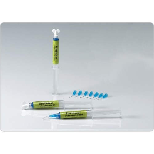 Spident Etchant FineEtch (37% Etching Gel) 5 ml X 3 Syringes with 8 tips_FIET