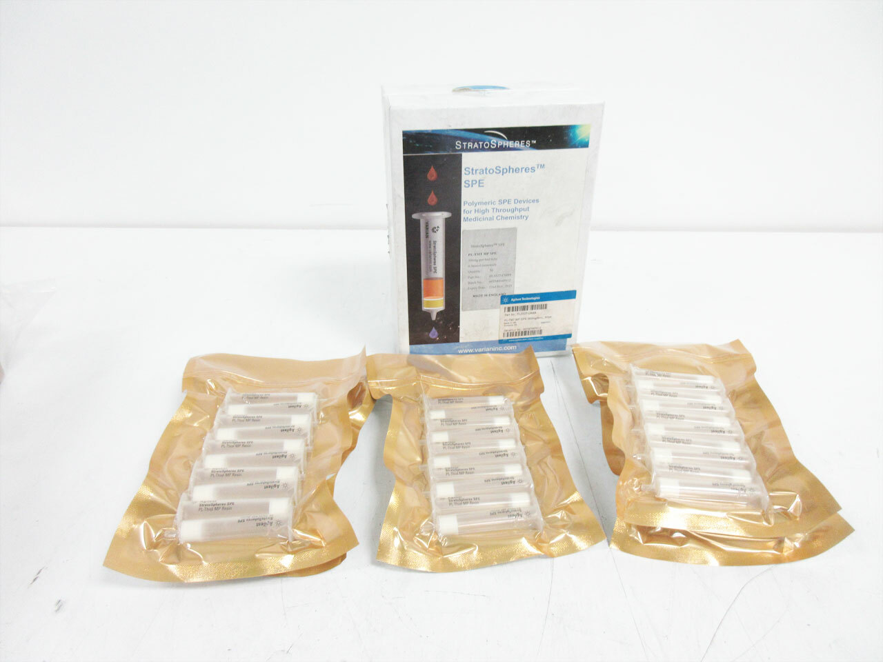 AGILENT PL3527-CM89 PL-TMT MP SPE 500MG 6ML TUBE STRATOSPHERES 50 SEALED
