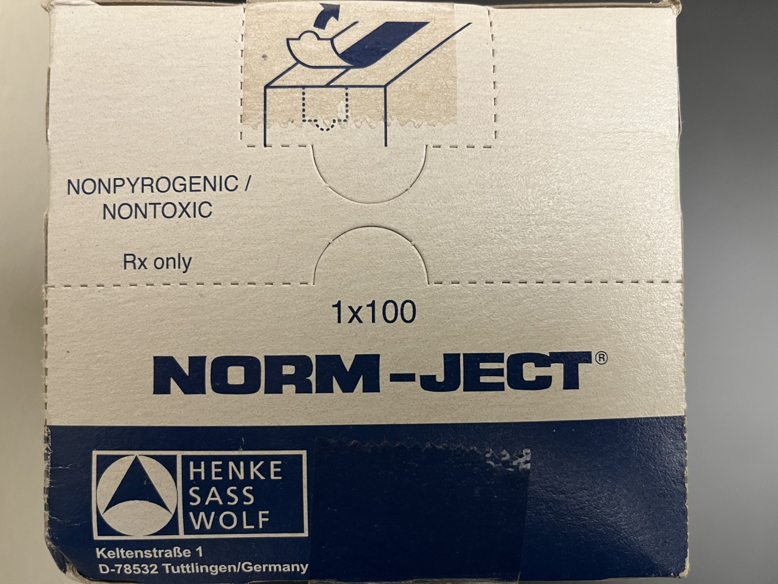 5 ML HSW Norm-Ject® Single-use Sterile Luer Lock Syringes, REF4050-X00V0, 100/PK