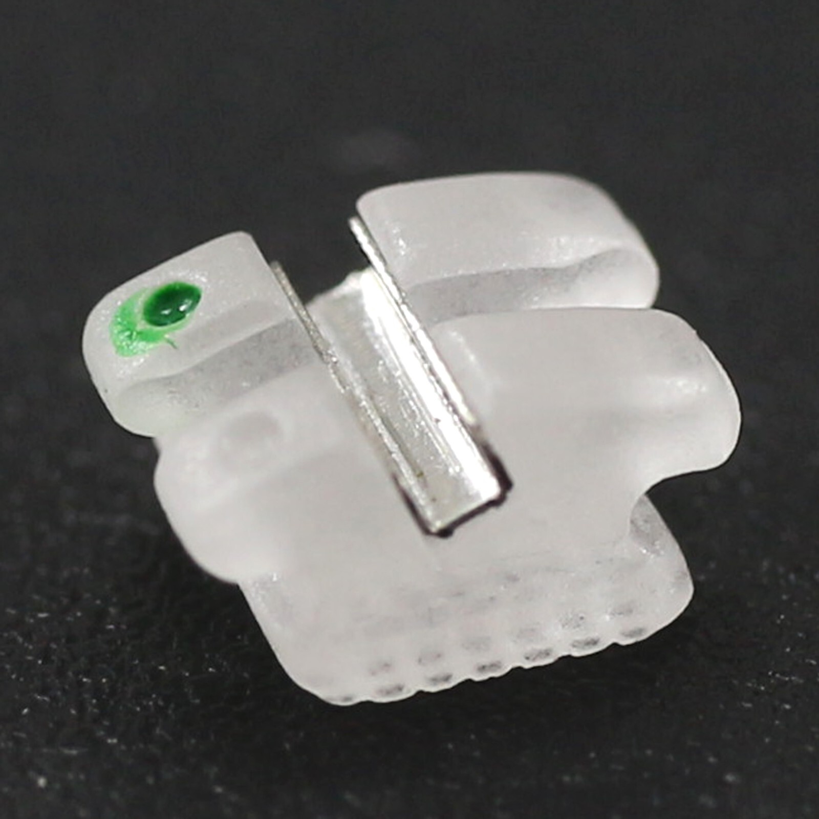 Dental Orthodontic Ceramic Brackets Metal Slot Roth MBT 022 018 3W/H 3M Clarity