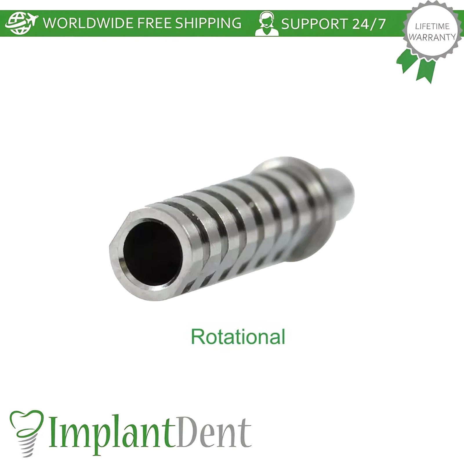10x Titanium Temporary Dental Prosthetics NP Conical Connection 2.25mm Dentistry