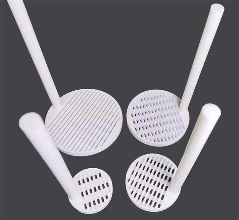 High Temperature Resistant PTFE Cleaning Rack for Lab Glass Beaker Cleaning