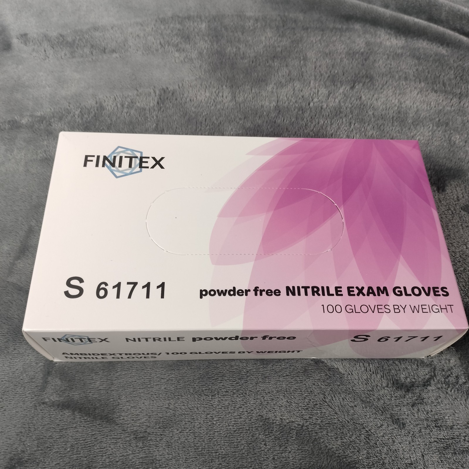 Powder Free Nitrile Exam Gloves Small 100 Count New In Box By Finitex