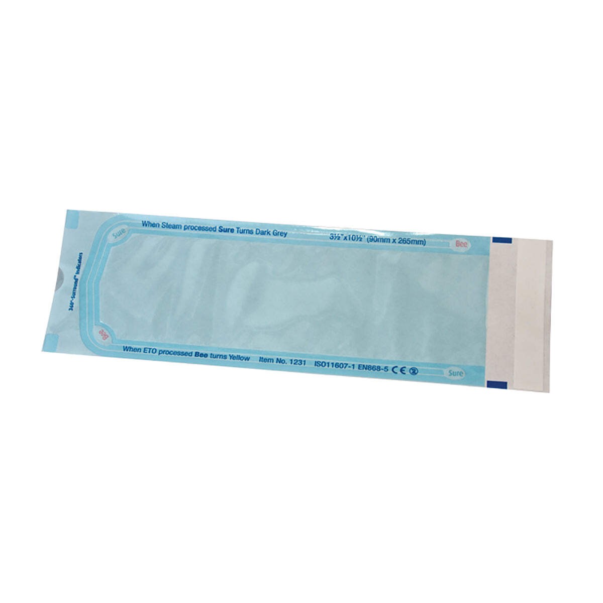 BeeSure Sterilization Pouches (3-1/2″ x 10-1/2″) – Pkg. 200