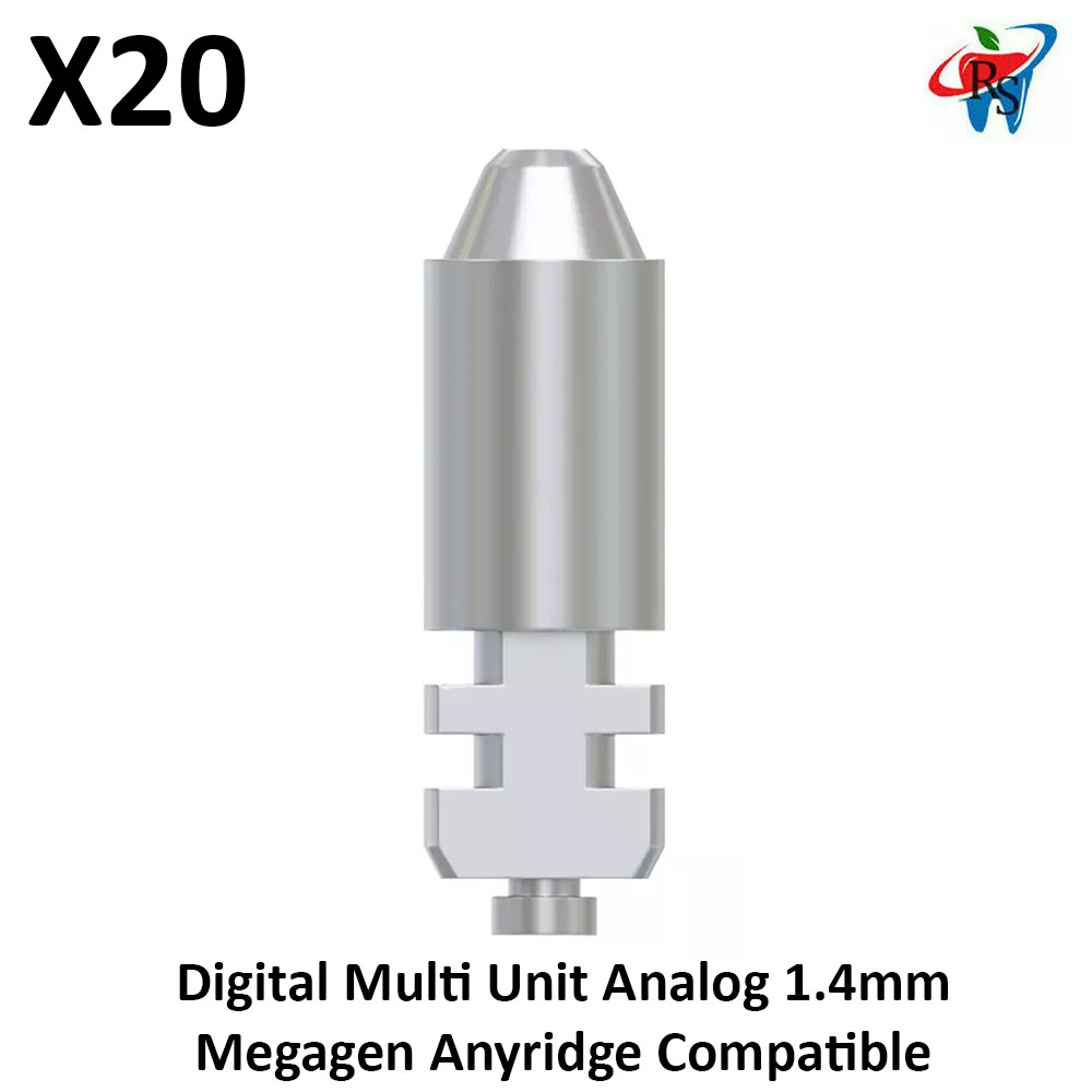 20x Dental Digital Multi Unit Analog 1.4 Megagen Anyridge Compatible Replica Lab