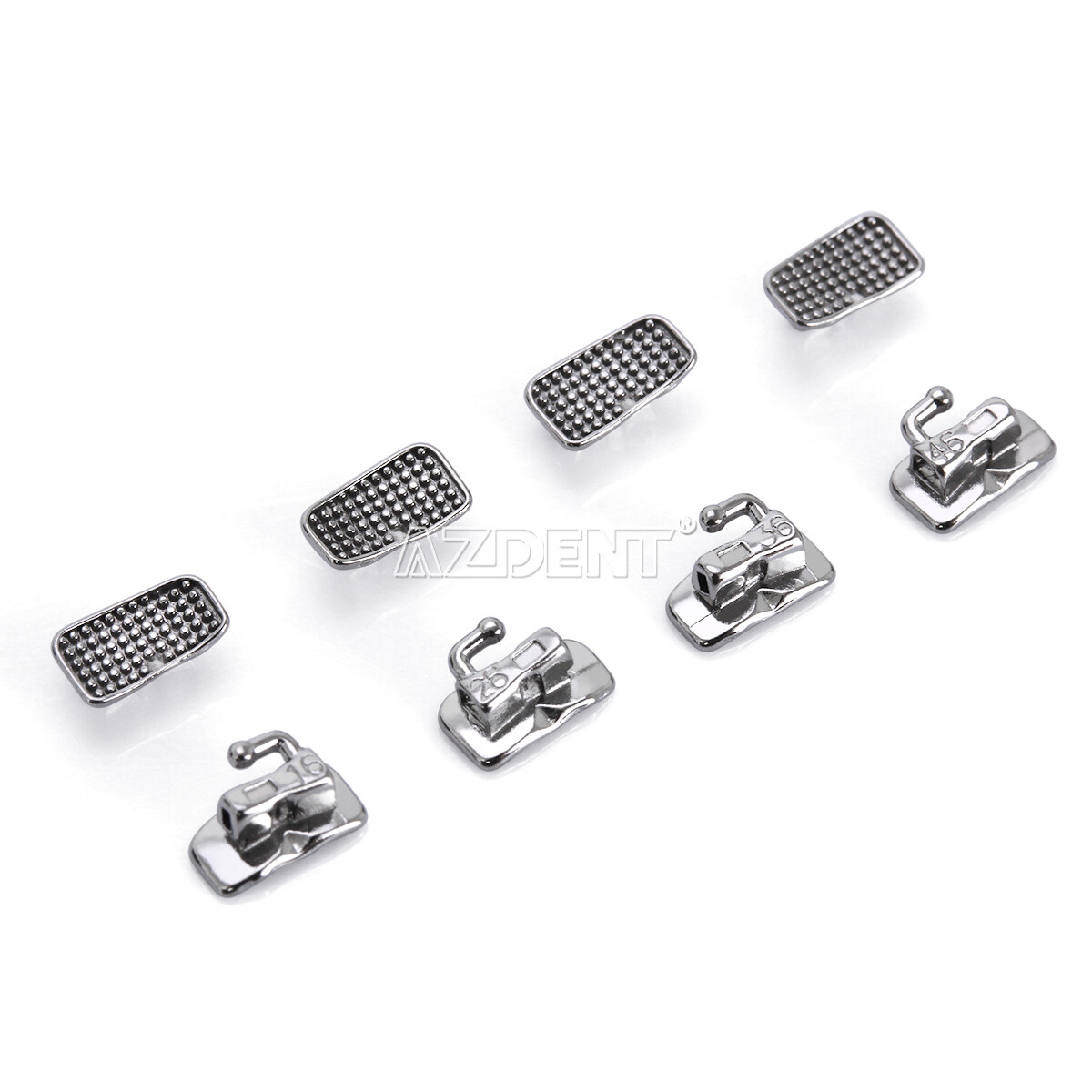 50Sets Dental Ortho 1st /2nd Molar Buccal Tube Bondable Non-Conv Roth .022 U1L1