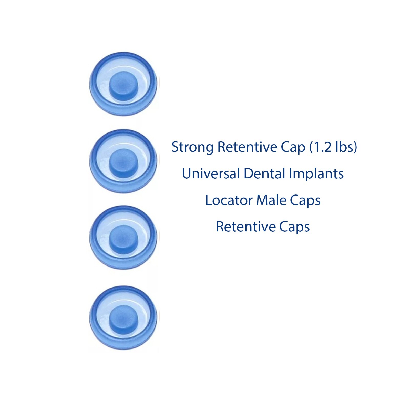 US Overdenture Locator Tapered Abutment for Hiossen Nobel Zimmer Retention Caps