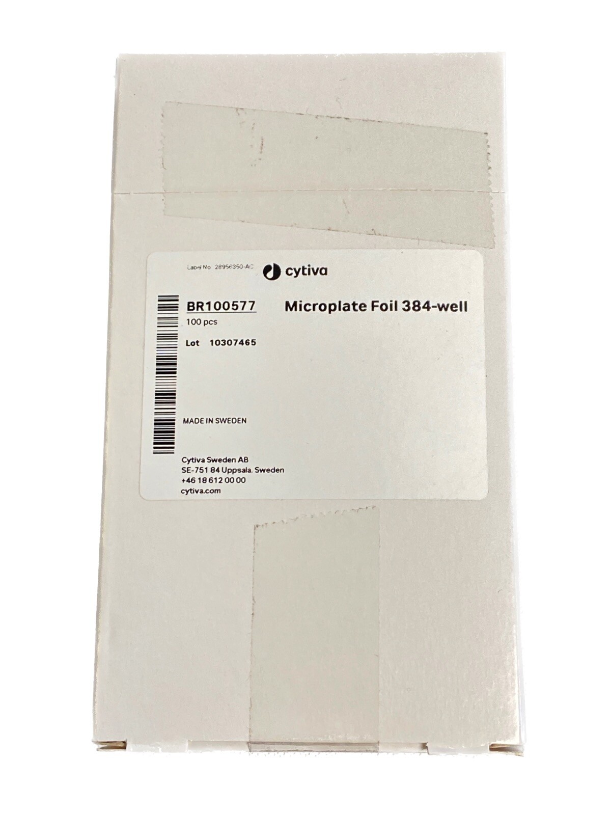 (100) CYTIVA Biacore 384-Well Transparent Plastic Self-Adhesive Microplate Foils