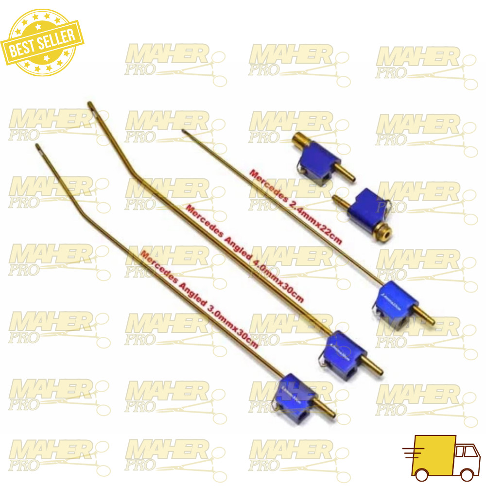 MicroAire Pal Type Fitting Liposuction Cannulas Premium Resuable 5 PCS Set