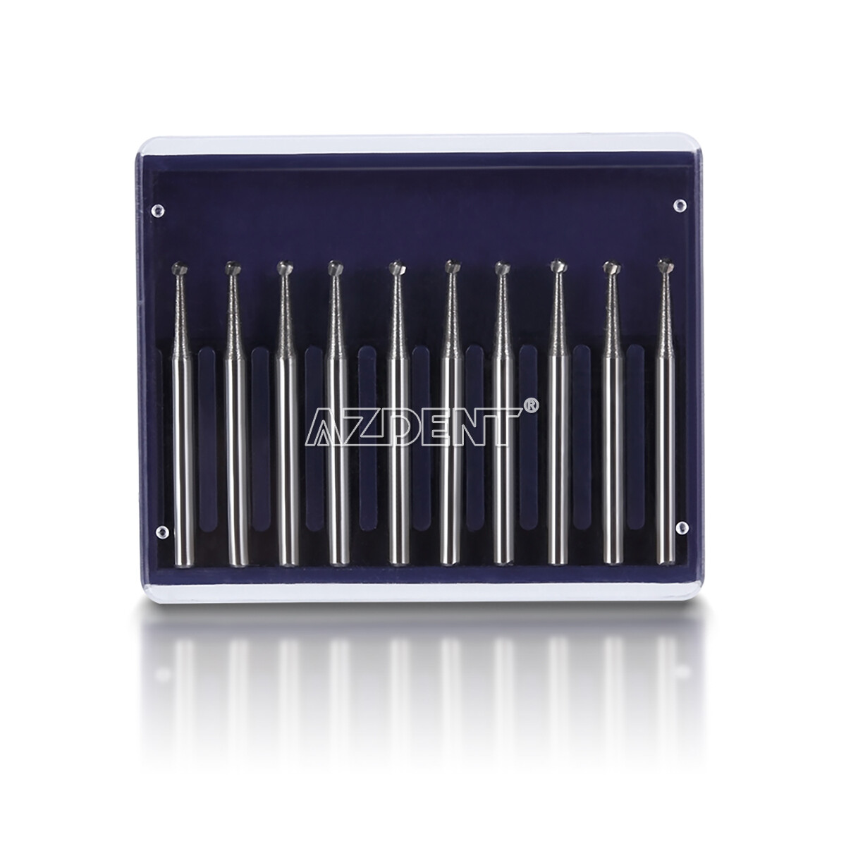 Dental Round Tungsten Carbide Tungsten Steel Burs F High Speed Handpiece AZDENT