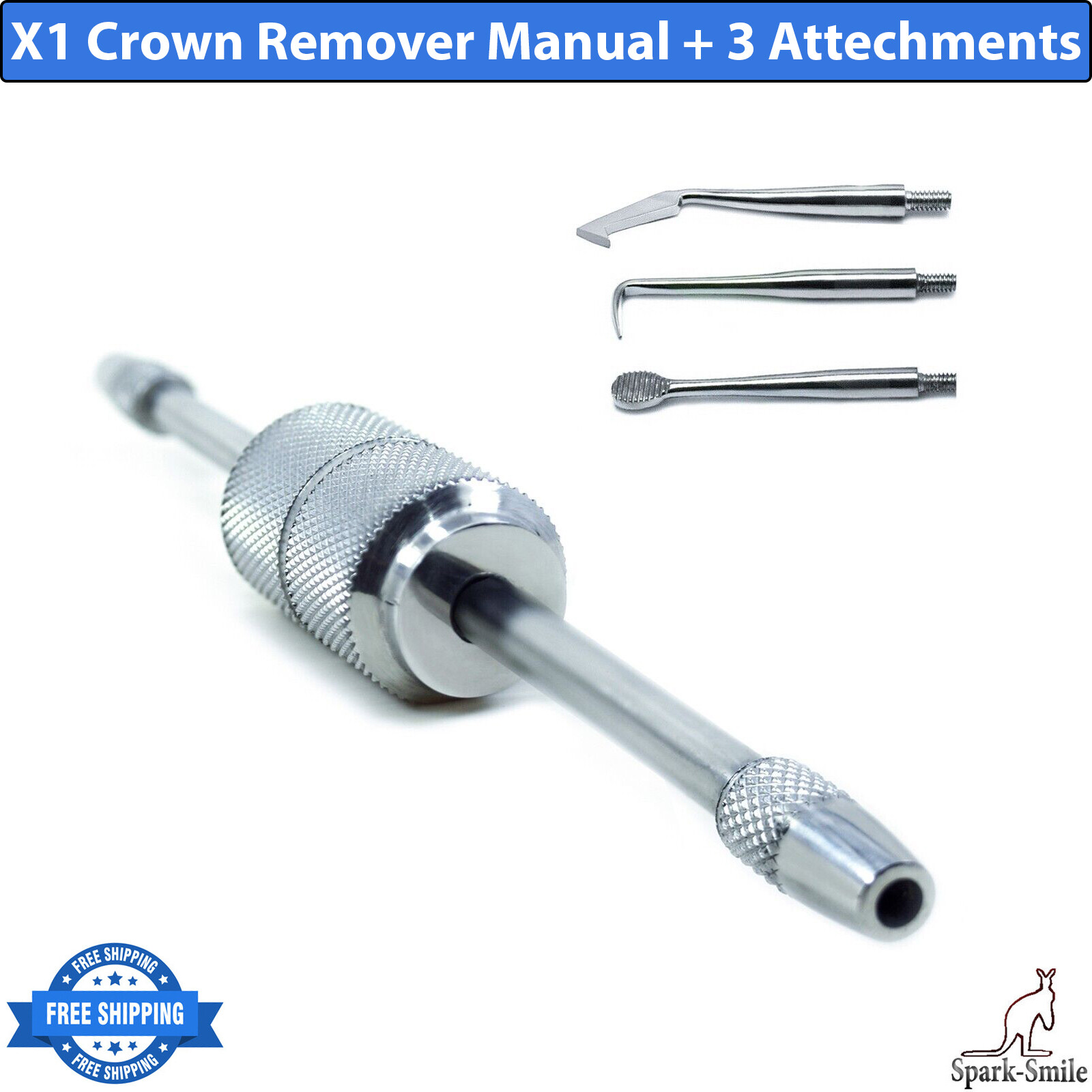 Automatic Manual Turkish Crown Removers With Attachments Surgical Implants Tools