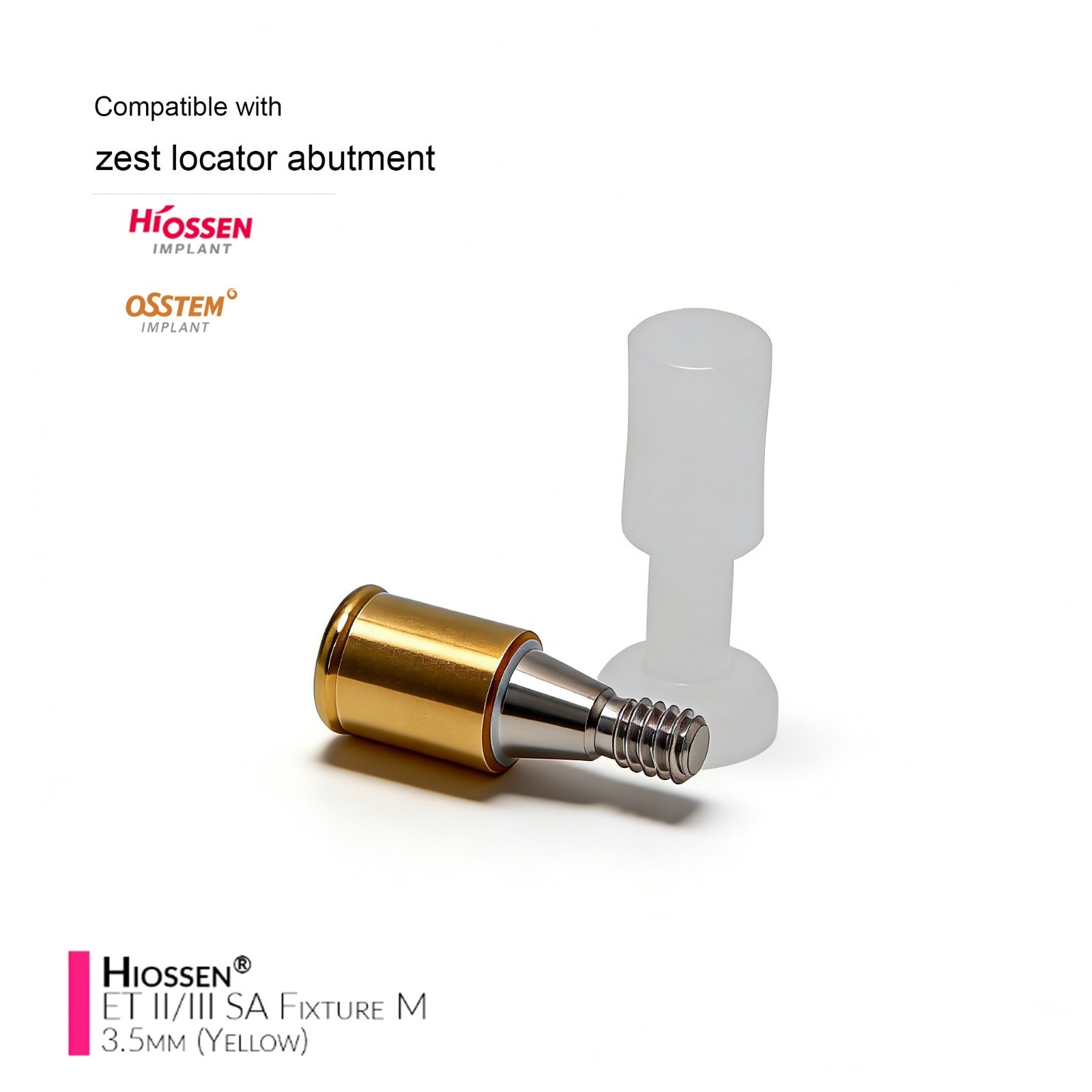 Hiossen ET Mini/Regular Platform Compatible ZEST Locator system Legacy Abutment