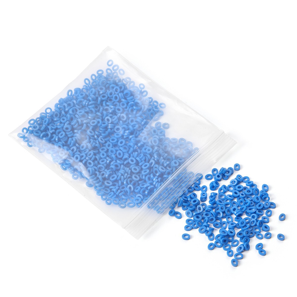 1000Pcs/Pack Dental Orthodontic Separator Blue Tie Elastic Band Force Continuous