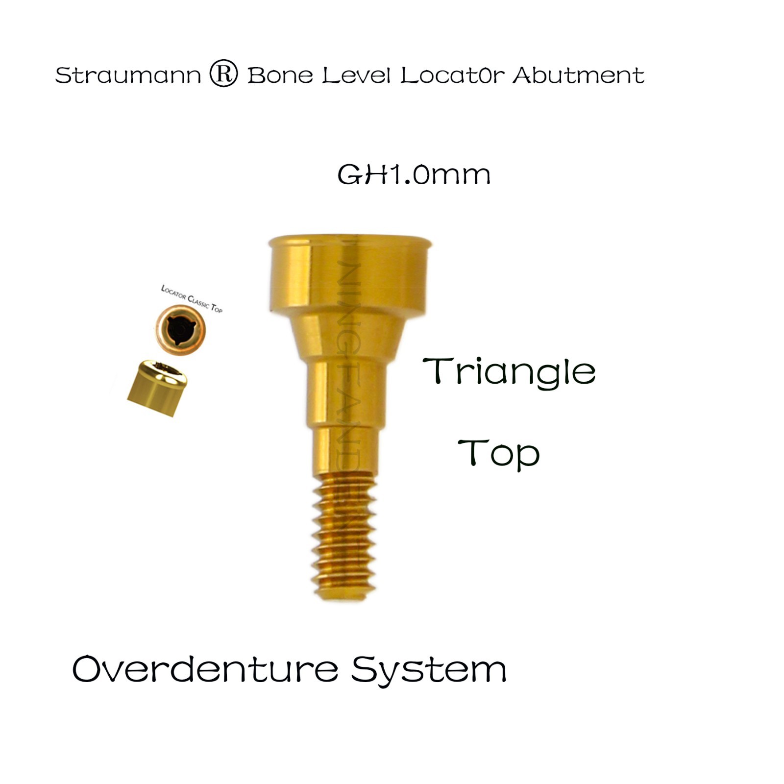 Overdenture Locator Abutment 1-7.0mm GH For ITI Straumann BL/BLT NC/RC Implants