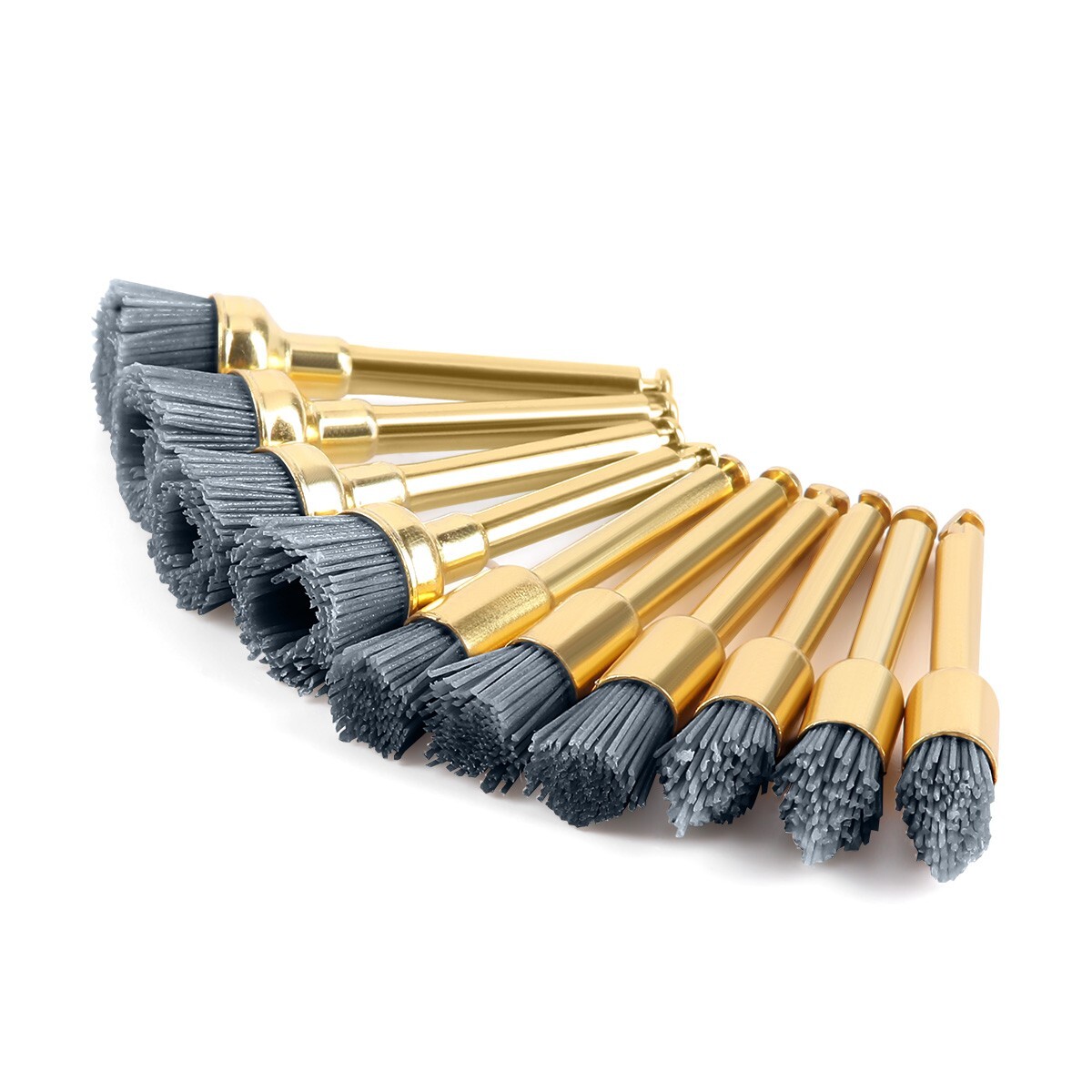 Dental Prophy Polishing Brush Flat/Sharp/Bowl Shape RA Silicon Carbide Brushes