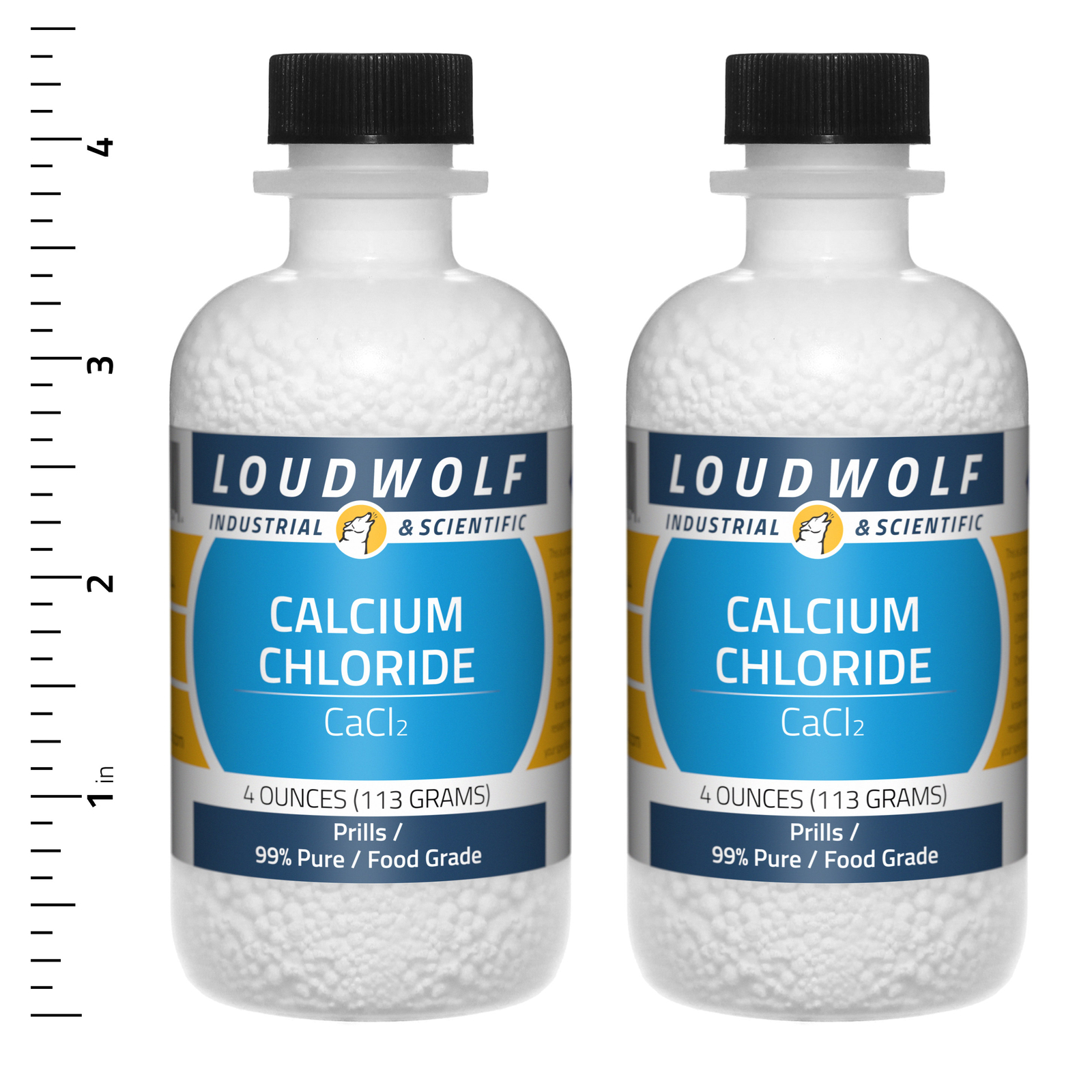Calcium Chloride 8 Oz Total (2 Bottles) Food Grade Prills USA SELLER