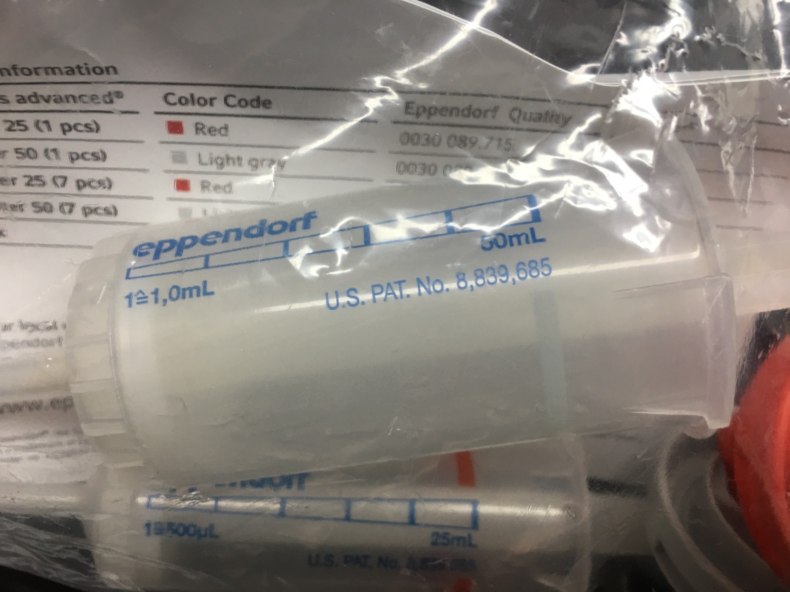 Eppendorf The 360° Evolution Kit Eppendorf Combitips Advanced Lot 2 PKS