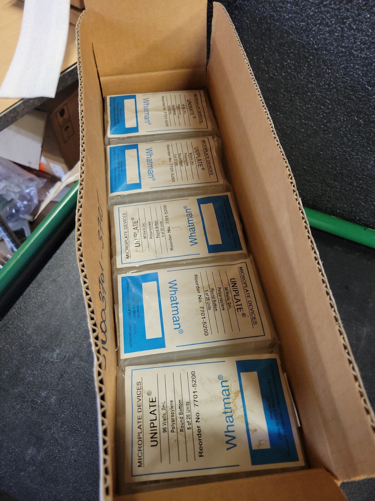 WHATMAN 7701-5200 UNIPLATE MICROPLATE DEVICES 96 WELL 2ml Polyprop Rnd Btm |CASE