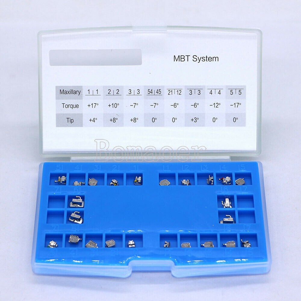 1-10 × Dental Ortho Self-ligating Bracket Brace MBT 022 345 Hooks & Buccal Tubes
